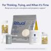 imageRitual Preconception Bundle Essential for Women Prenatal Multivitamin and Lemony Fertility Support Drink Mix Supplement with NAC CoQ10 and MyoInositol Vegan and Formulated to Support Her