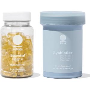 imageRitual Synbiotic Probiotic Gut Health Support and Mens 18 Multivitamin