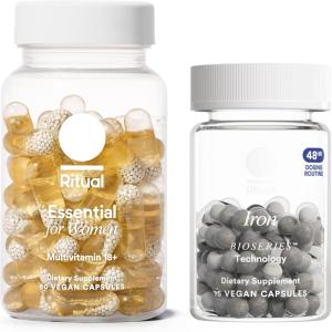imageRitual Blood Support Duo New 48Hour Iron BioSeries and Essential Multivitamin for Women 18 to Support Foundational Health 30 Days Supply