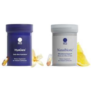 image:imageRitual Hyaluronic Acid and Natalbiotic Probiotics  HyaCera Helps Reduce Wrinkles Fine Lines and Improve Skin Smoothness  Supports Microbiome Digestive and Vaginal Health  Vegan  30 Servings