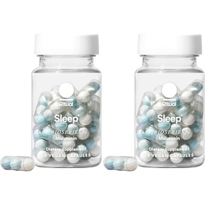 image:imageRitual Melatonin 5mg  Sleep Aid Supplement  20 Capsules  20 Servings  BioSeries TimeReleased Capsules Designed for All Night Sleep Support for Adults  Vegan  DrugFree  Vanilla  2 Pack20 Count Pack of 2
